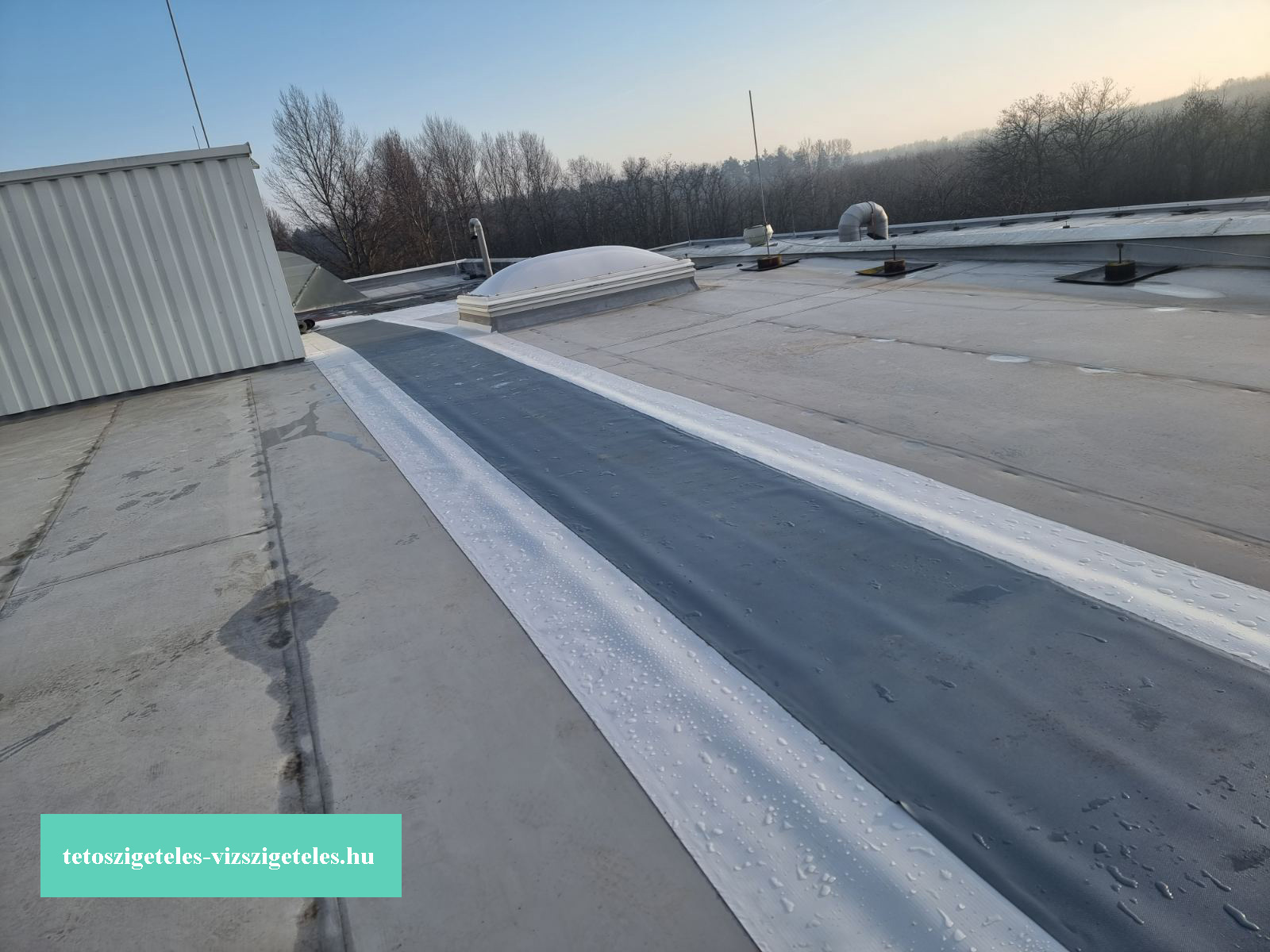 Nagykáta, Clarion - Csarnok pvc szigetelés javítása